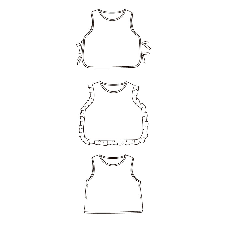 Patron plastron et pull sans manches enfant BRISBANE KIDS pochette - Image 2