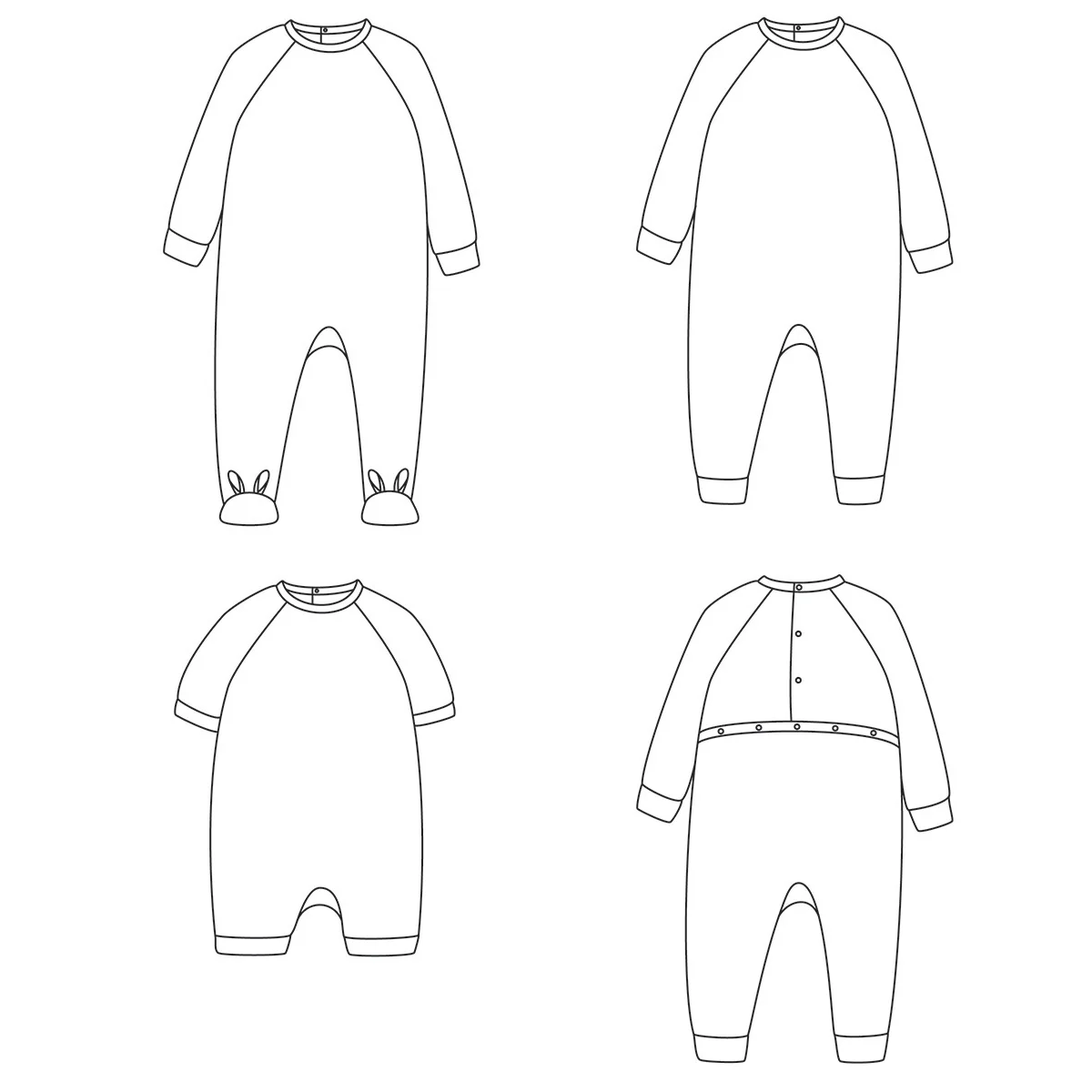 Patron pyjama dors-bien bébé SATURNE PDF - Image 2