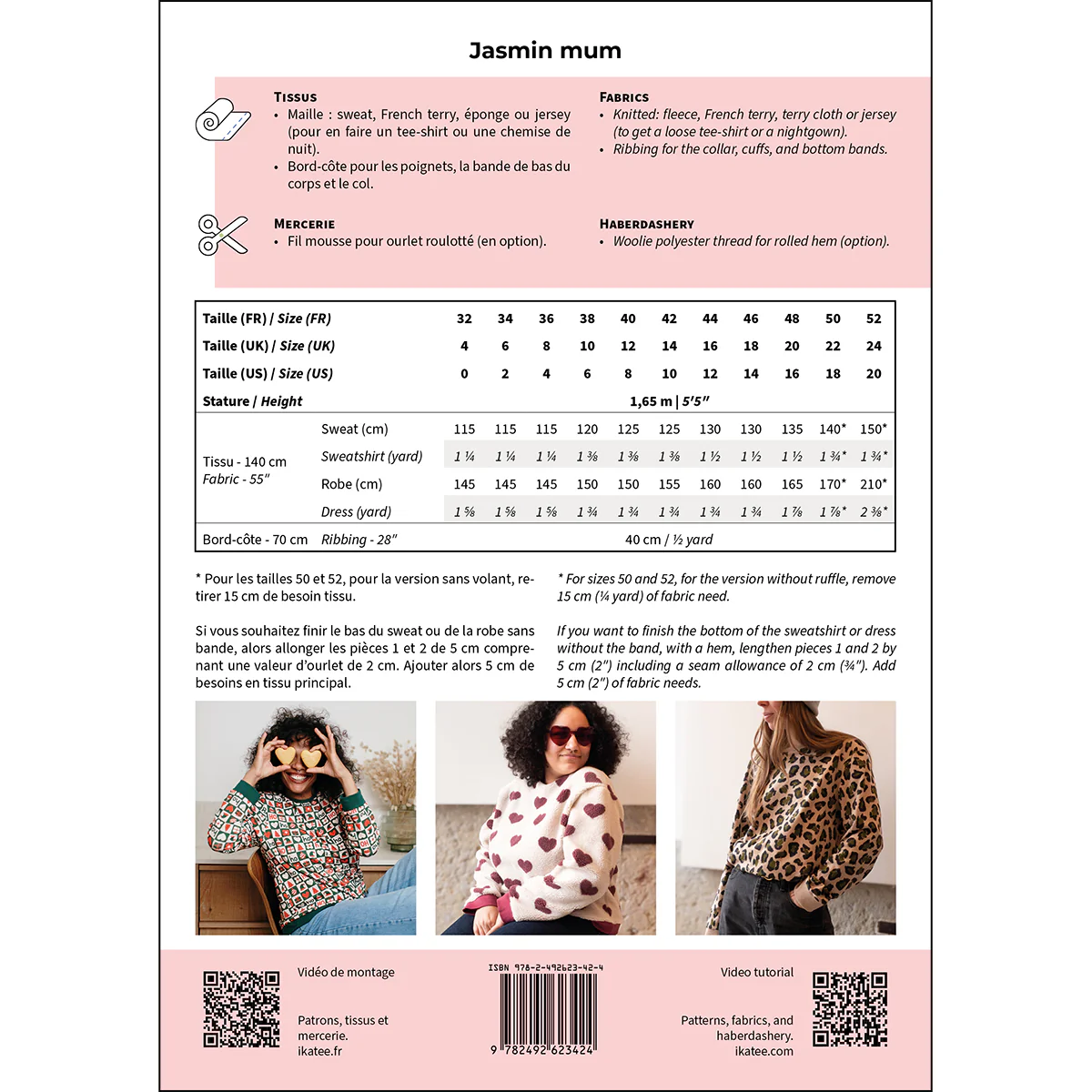 Patron sweat et robe femme JASMIN MUM PDF - Image 25