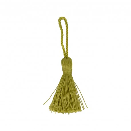 Pompon satin - Vert anis