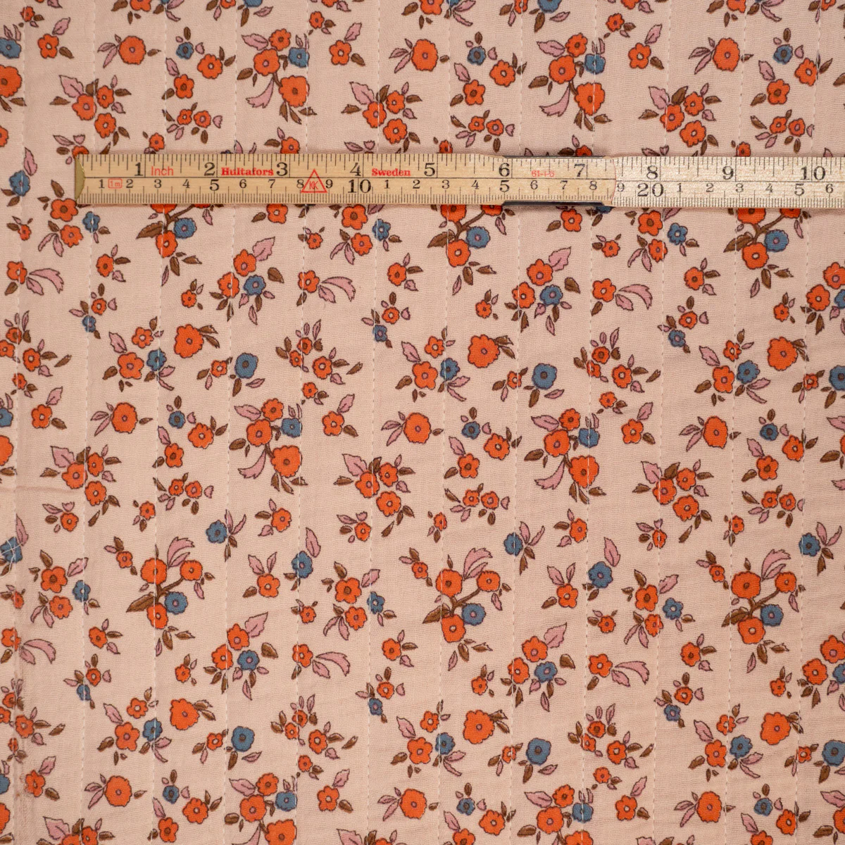 Tissu matelassé réversible - June - Rose poudrée - Image 8