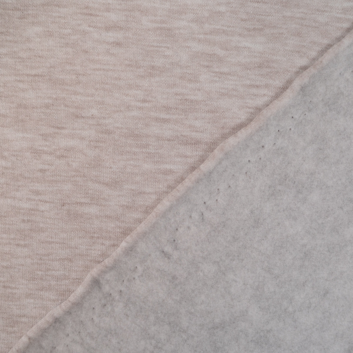Tissu Sweat épais - Beige sable - Image 3