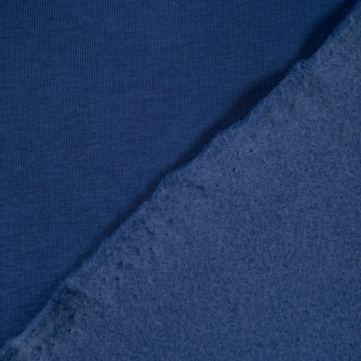 Tissu Sweat épais - Bleu Jean - Image 3