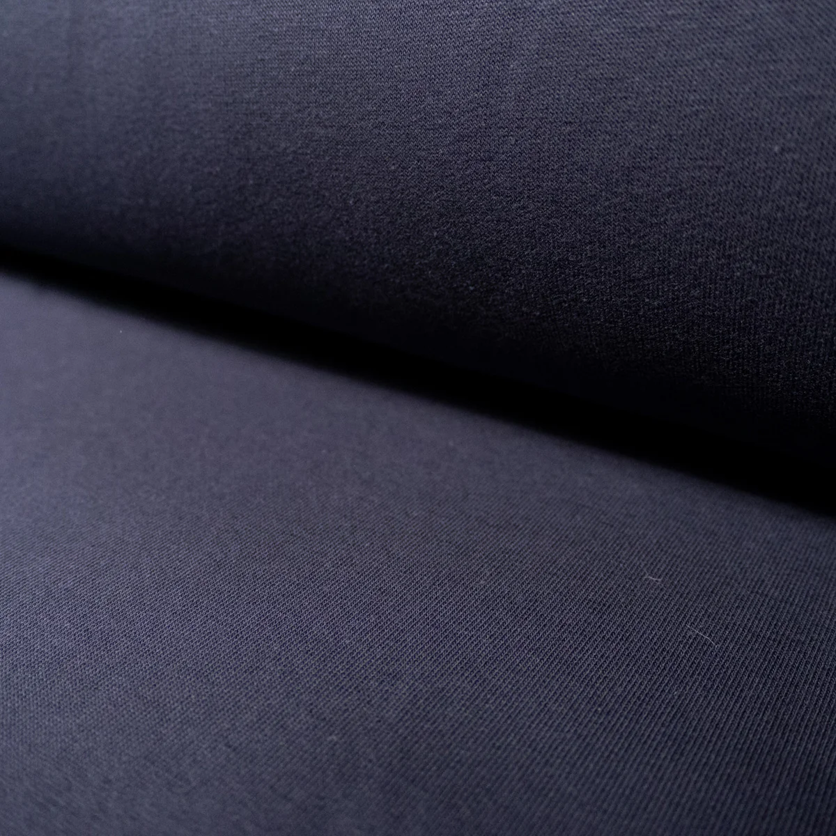 Tissu Sweat épais - Bleu marine - Image 4