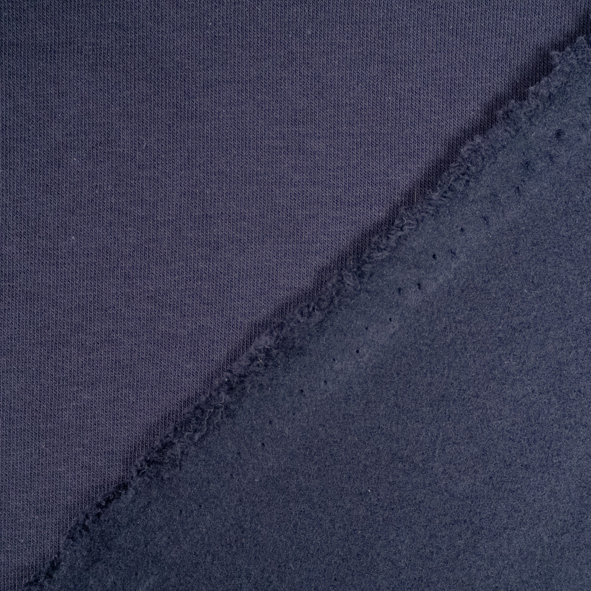 Tissu Sweat épais - Bleu marine - Image 7