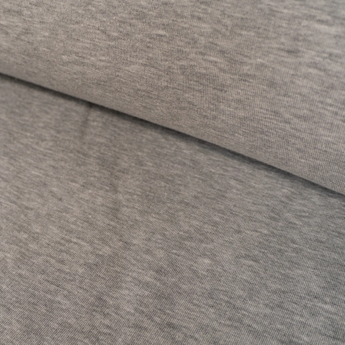 Tissu Sweat épais - Gris chiné - Image 2