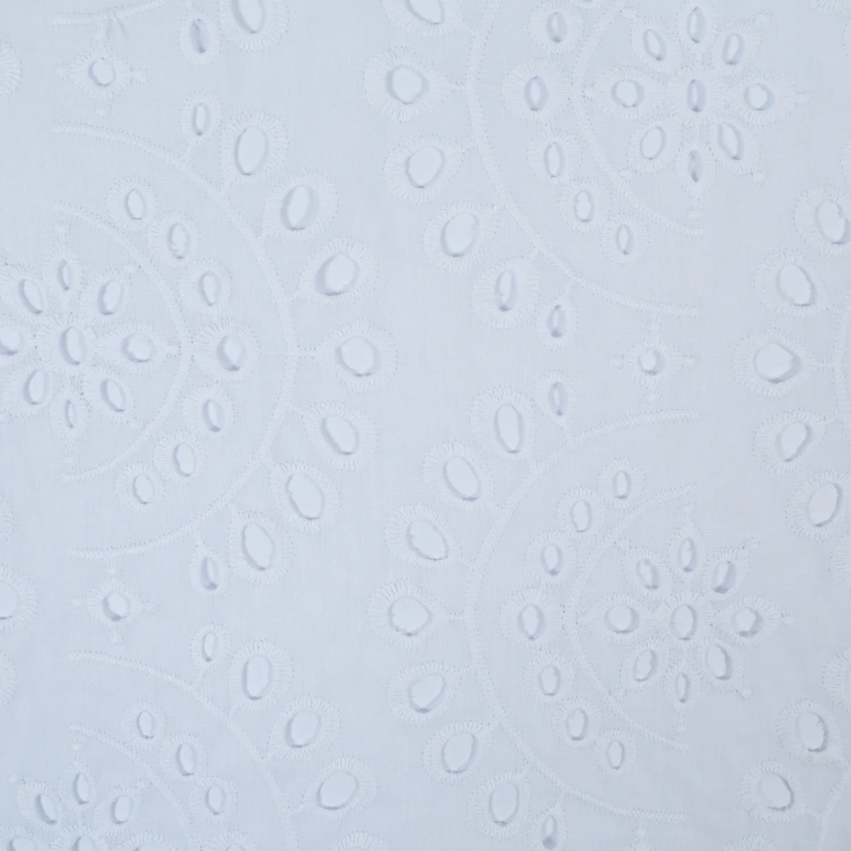 Tissu broderie anglaise - Premium - Blanc - Image 5