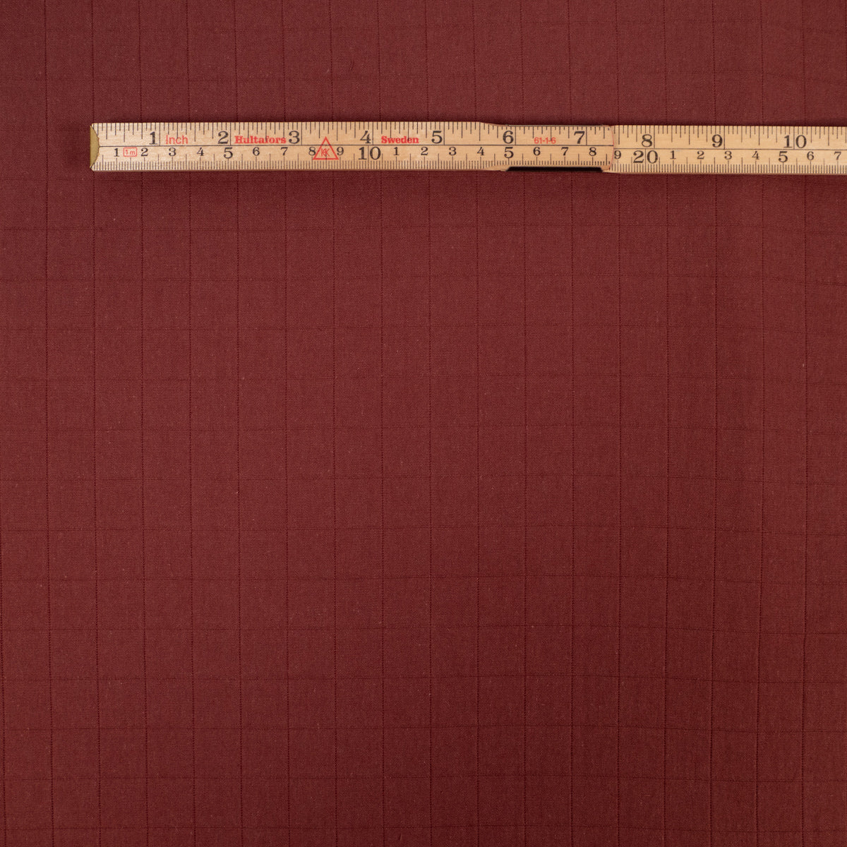 Tissu coton matelassé - Grands carreaux - Bordeaux - Image 6