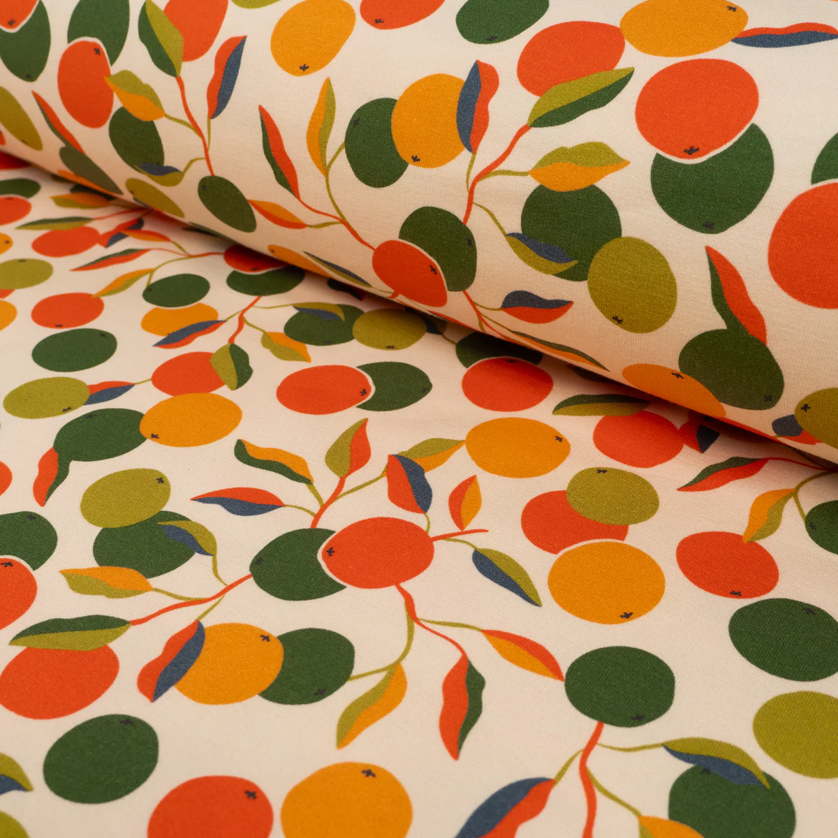 Tissu French terry Bio - Ikatee® - Cocktail - Écru - Image 5