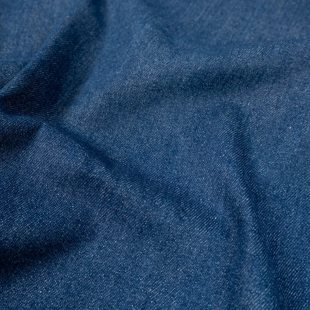 Tissu Jean coton 10 oz - Bleu medium - Image 12