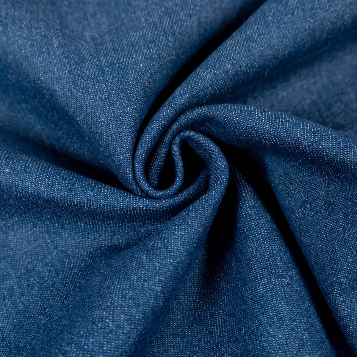 Tissu Jean coton 10 oz - Bleu medium - Image 3