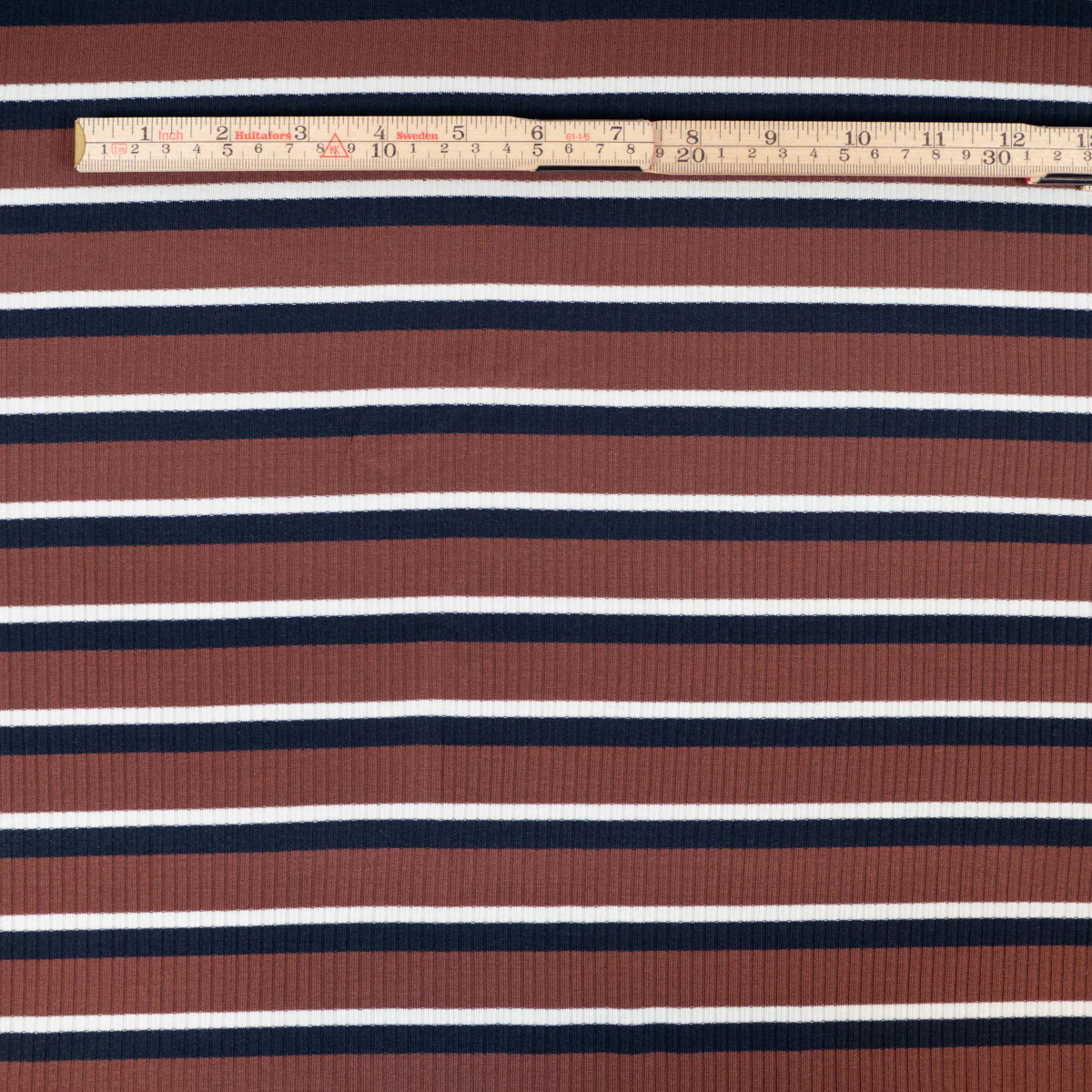 Tissu jersey côtelé de tencel- MeetMilk® - Derby - Marron - Image 9