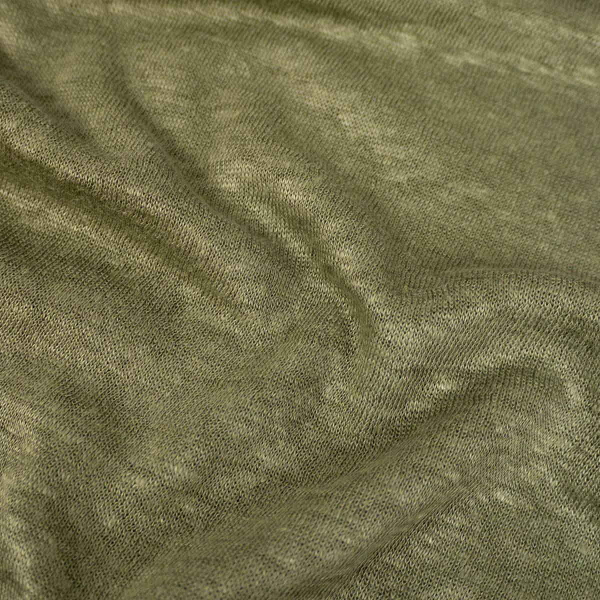Tissu jersey flammé fin - Lin - Mind the maker - Vert kaki - Image 8