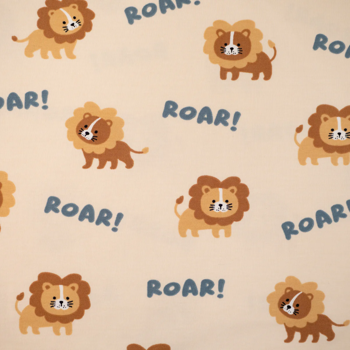 Tissu jersey - Lions roar - Ecru - Image 3