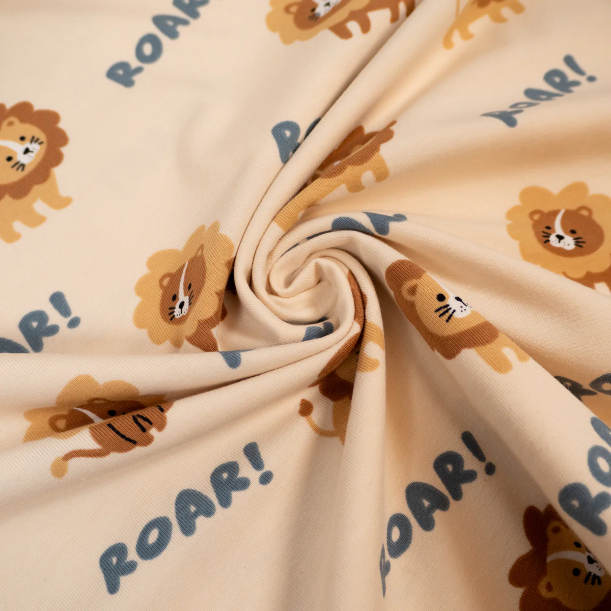 Tissu jersey - Lions roar - Ecru - Image 5