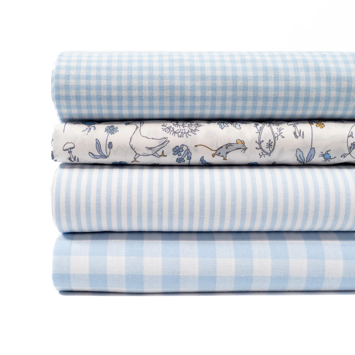 Tissu Liberty Tana Lawn - Theo - Bleu - Image 4