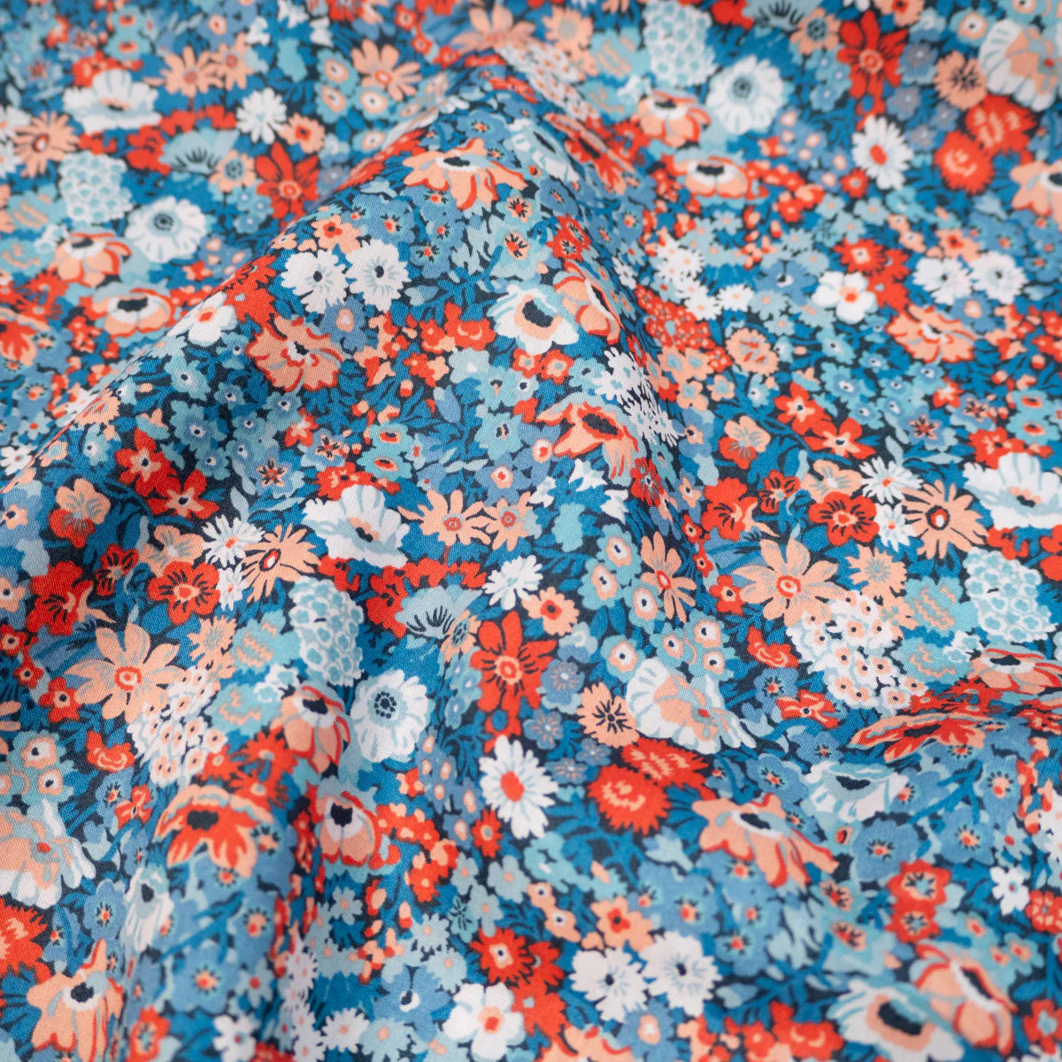 Tissu Liberty Tana Lawn - Thorpe Hill - Bleu - Image 4