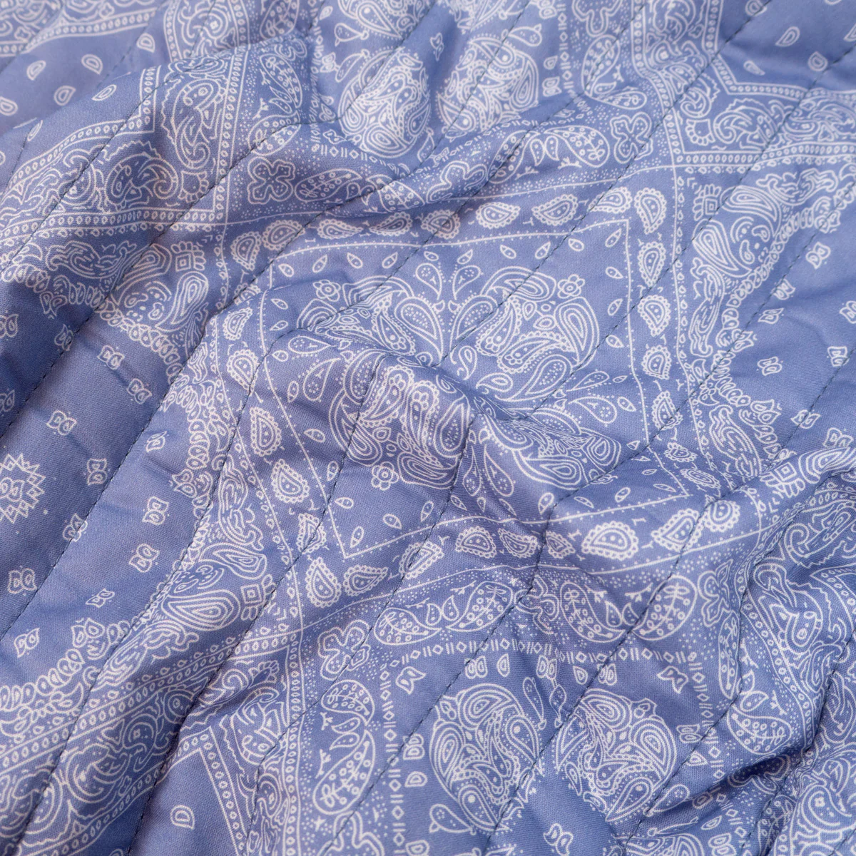 Tissu matelassé - Bandana Paisley - Bleu jeans - Image 5