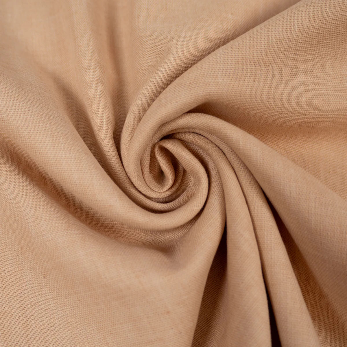 Tissu double gaze GOTS - Beige - Image 4