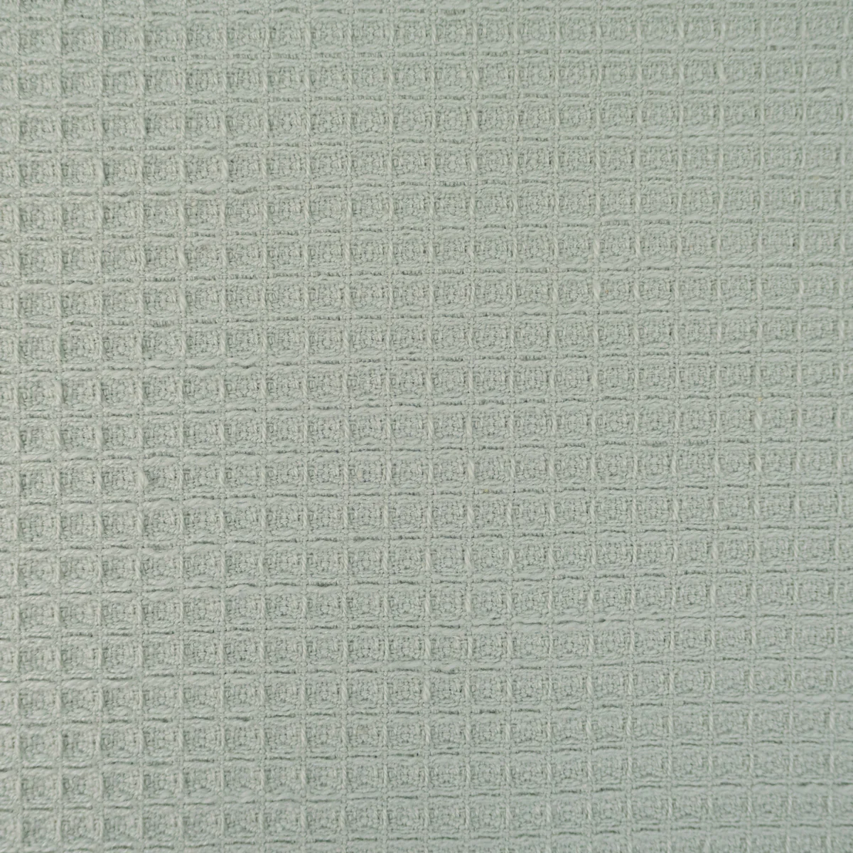 Tissu nid d'abeille éponge tissé - Vert sauge - Image 6