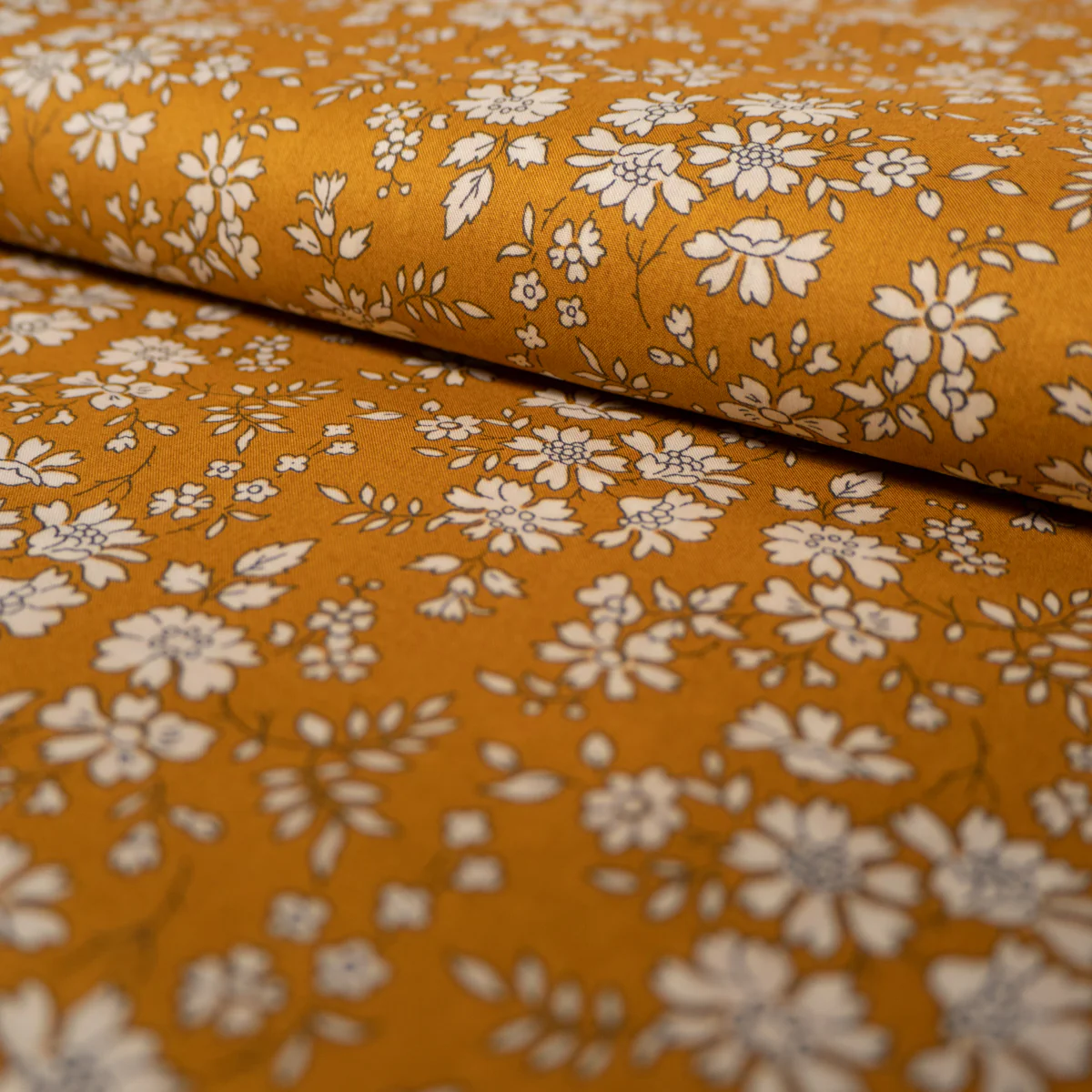 Tissu Liberty Tana Lawn - Capel - Moutarde