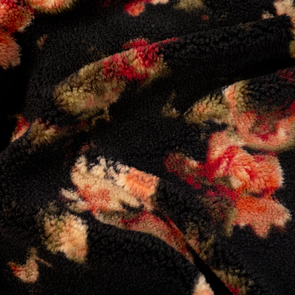 Tissu sherpa - Flamenco - Noir - Image 13