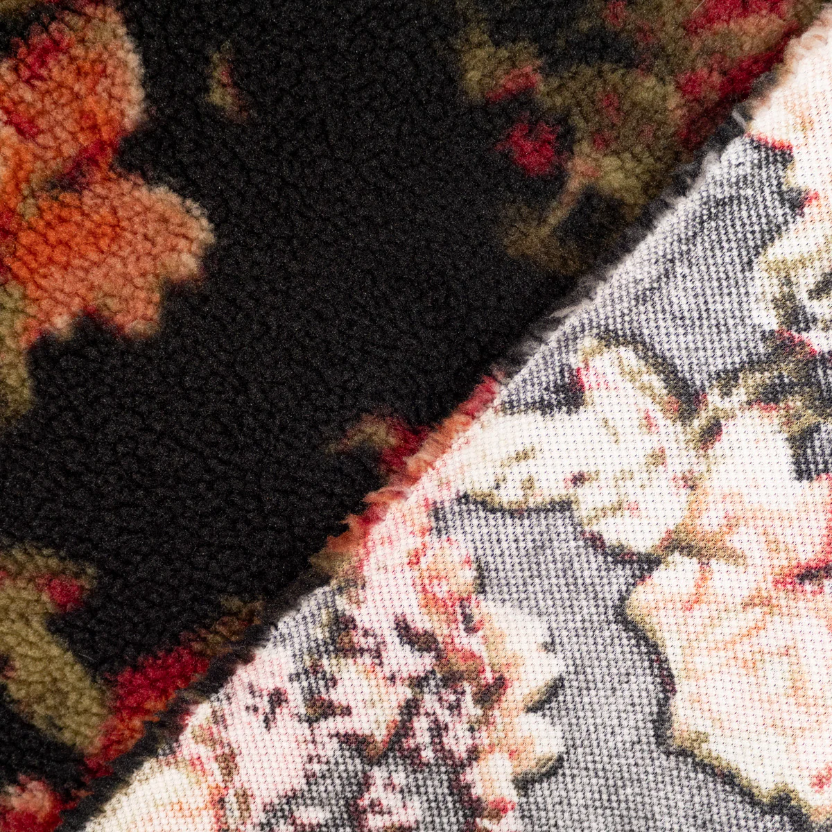 Tissu sherpa - Flamenco - Noir - Image 14