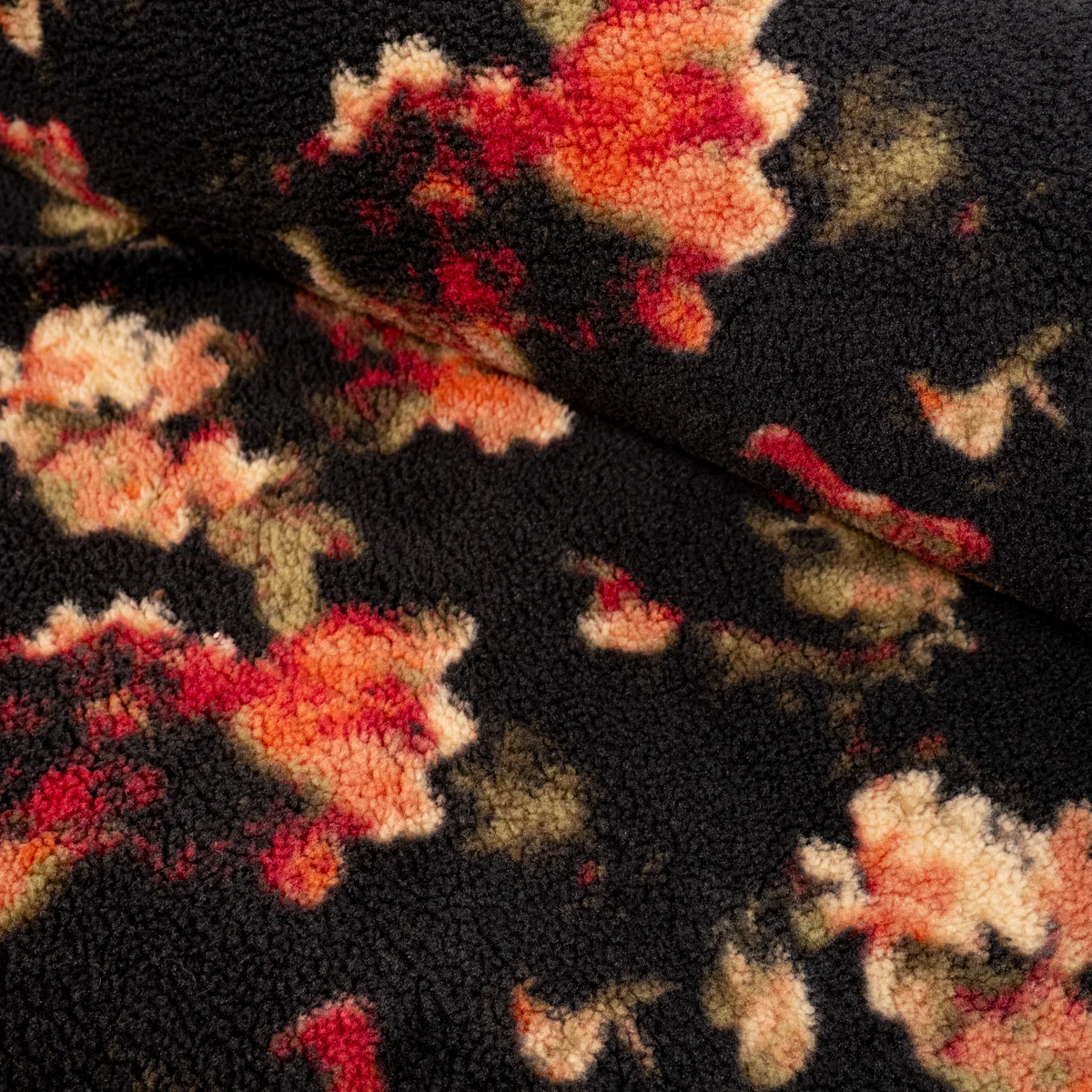 Tissu sherpa - Flamenco - Noir - Image 5