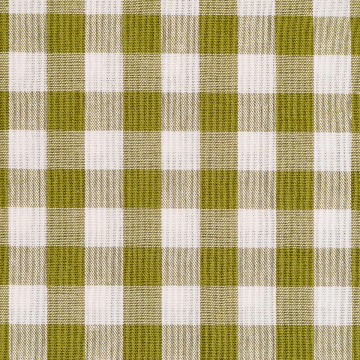 Tissu Vichy carreaux moyens - Vert Pomme - Image 3