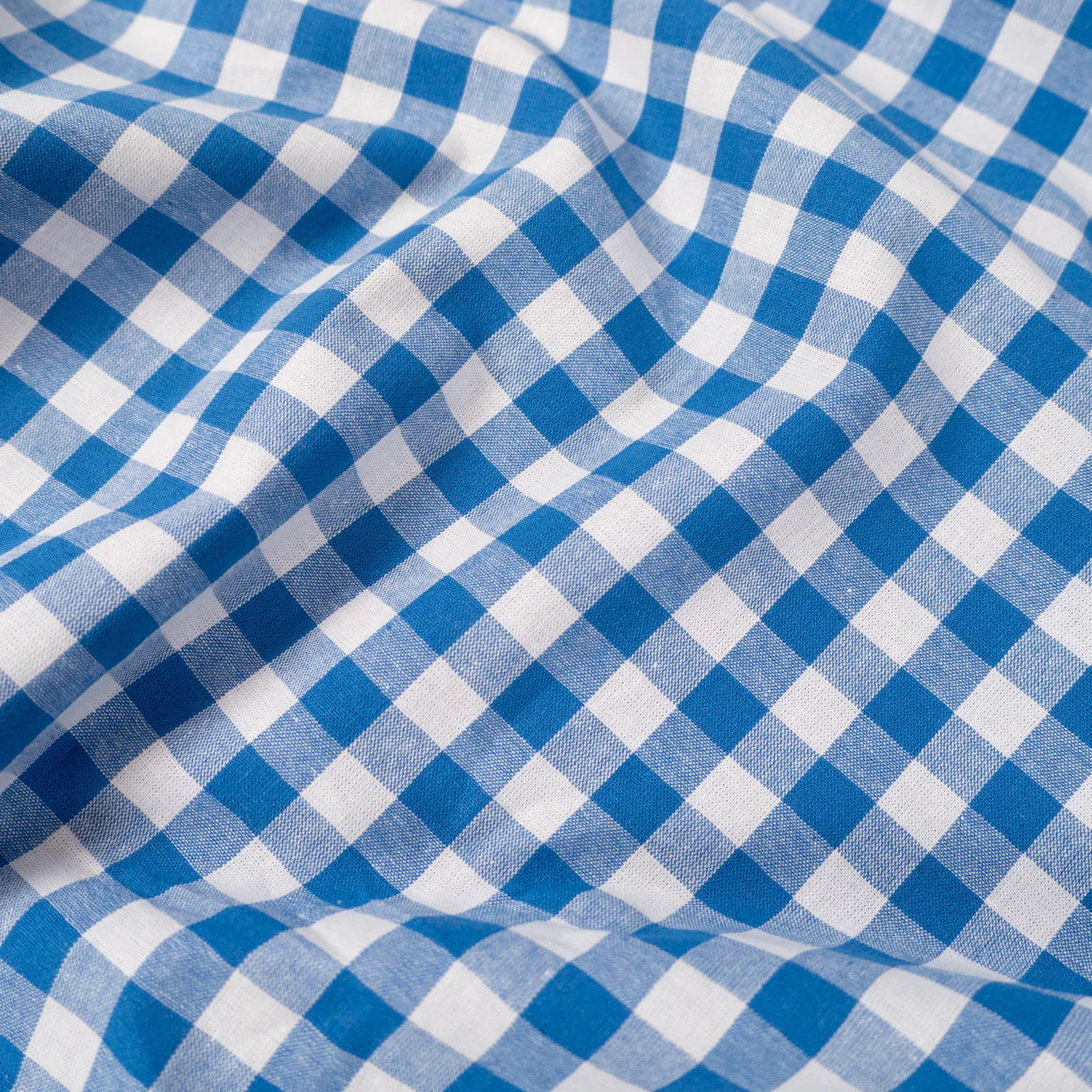 Tissu Vichy carreaux moyens - Blue sky - Image 8
