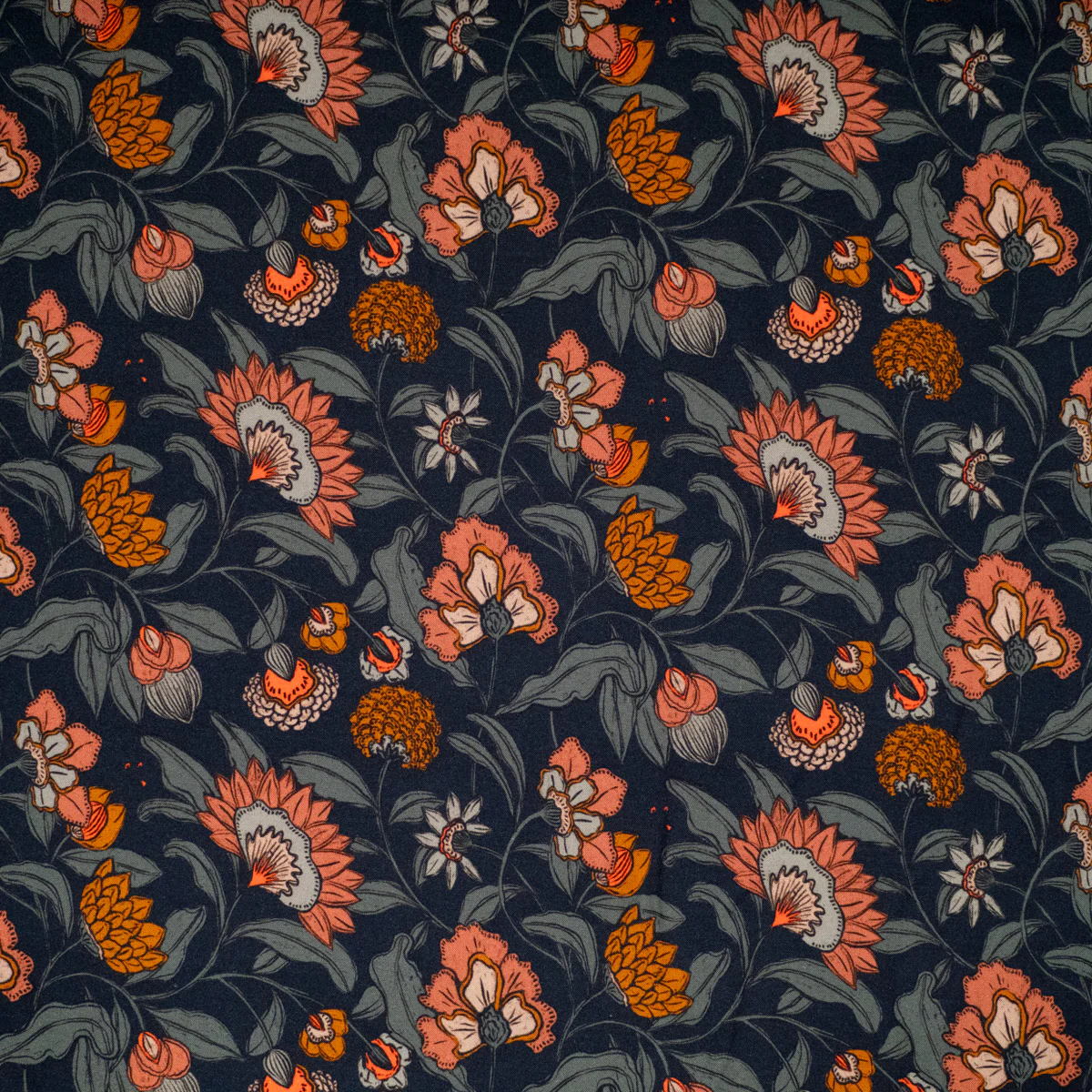 Viscose - ikatee® - Mumbai - Bleu - Image 9