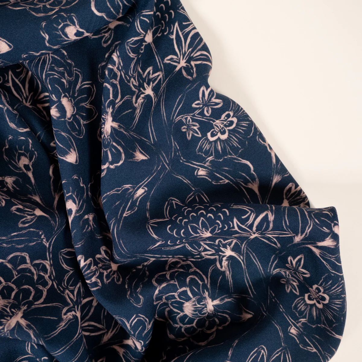 Tissu viscose - ikatee® - Jaipur - Encre - Image 3