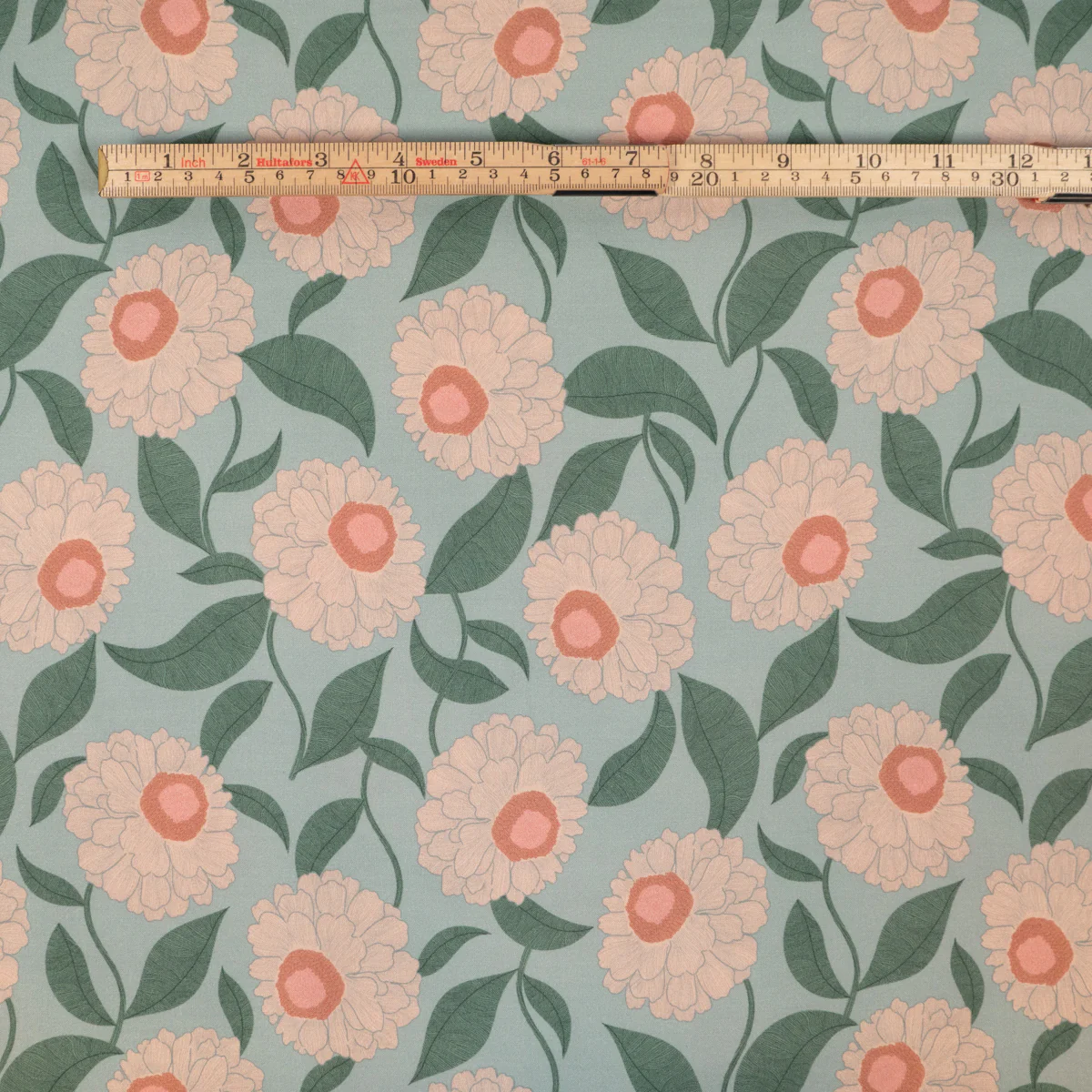 Tissu viscose - Ikatee® - Soft bloom - Vert sauge - Image 9