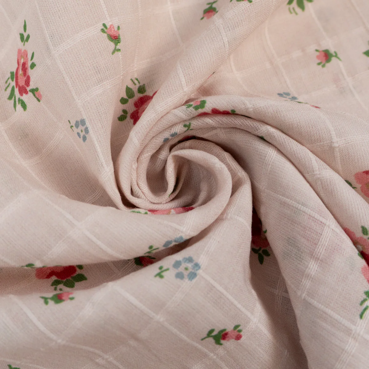 Tissu voile de coton armuré - Jane - Écru - Image 6