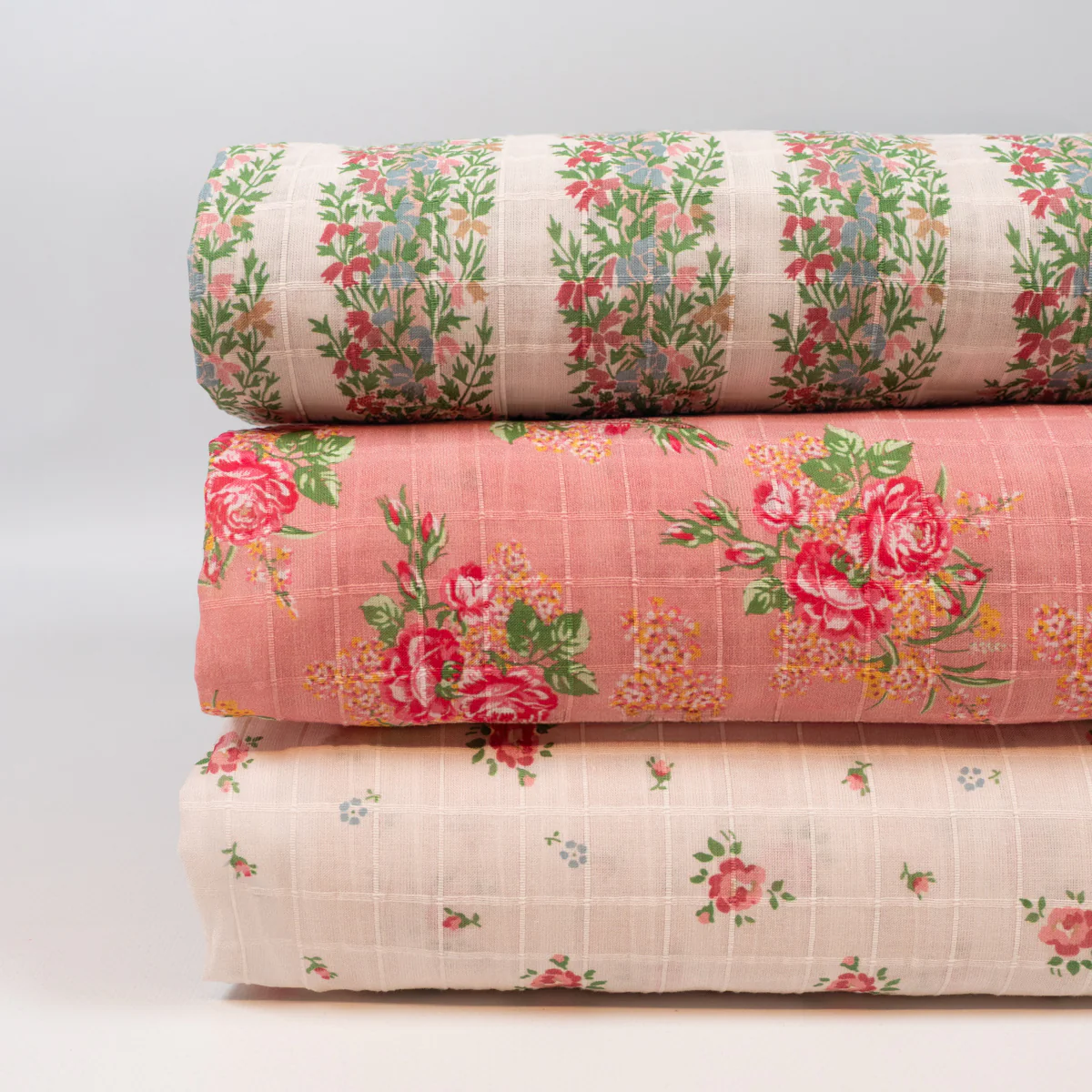 Tissu voile de coton armuré - Jane - Écru - Image 7