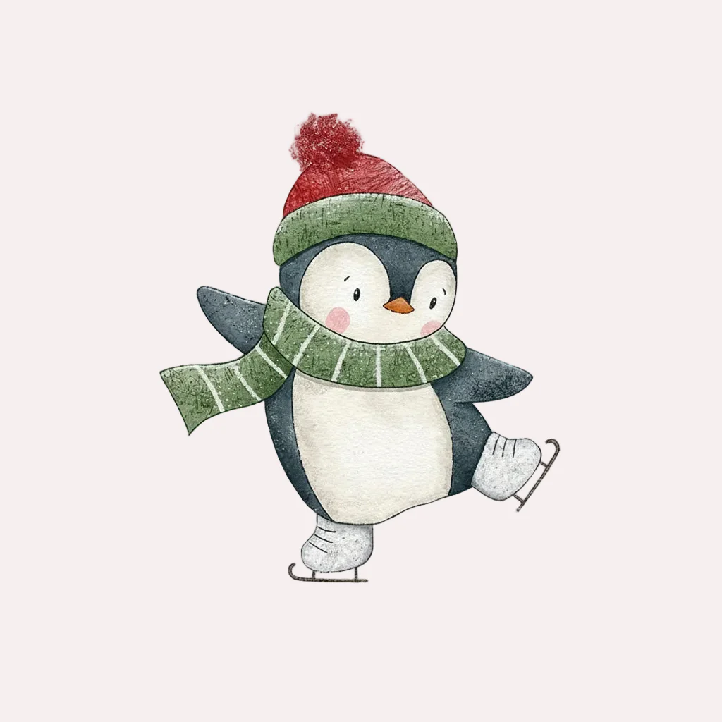 Transfert textile – Tygdrömmar® - Motif Pingouin